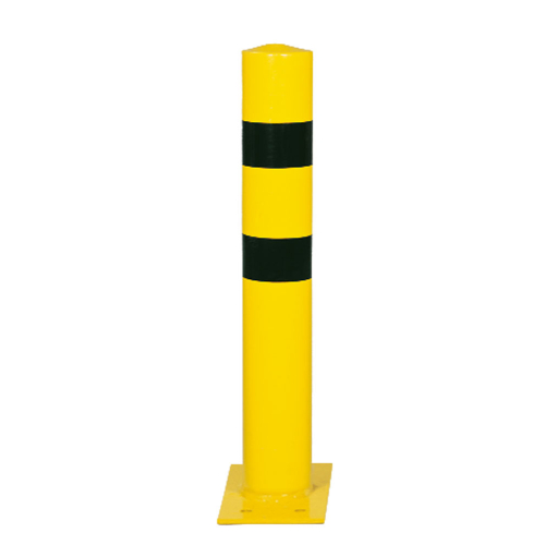 Schutzpfosten XXL zum Aufdübeln, gelb-schwarz, Stahl pulverbeschichtet, Ø 159 mm, 1300 mmm, 1 Stück Schutzpfosten XXL zum Aufdübeln, gelb-schwarz, Stahl pulverbeschichtet, Ø 159 mm, 1300 mmm, 1 Stück