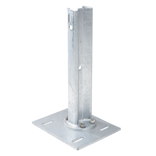 Sigma-Stahlpfosten für Stahlschutzplanke Typ B, zum Aufdübeln, 515 mm, 1 Stück