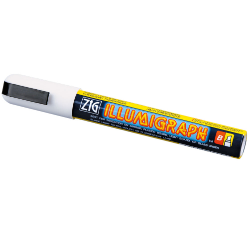 Spezialstift für Schultafellackschilder, weiß, Schriftstärke 5 mm, abwischbar, 1 Stück Spezialstift für Schultafellackschilder, weiß, Schriftstärke 5 mm, abwischbar, 1 Stück
