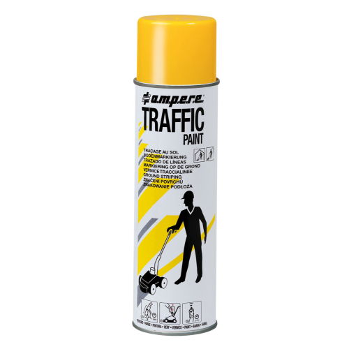 TRAFFIC Paint Bodenmarkierungsfarbe, SUPER-Striper, gelb, 500 ml / Dose