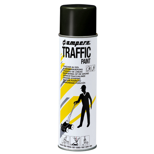 TRAFFIC Paint Bodenmarkierungsfarbe, SUPER-Striper, schwarz, 500 ml / Dose TRAFFIC Paint Bodenmarkierungsfarbe, SUPER-Striper, schwarz, 500 ml / Dose