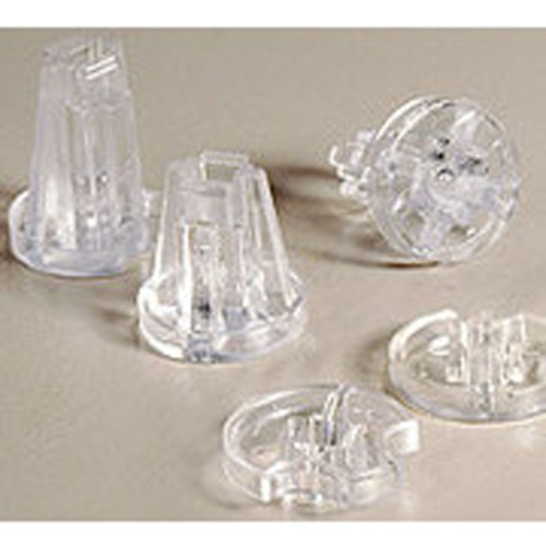 Tastkappe ohne LED-Aussparungen, transparent, Ø 14 mm, Höhe 14,6 mm, 1 Stück
