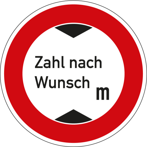 VKZ Verbot f.Höhe,ZnW,AL RA1i,Ø600mm