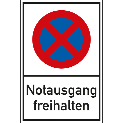 Verb.schild Notausg.freih.,AL,400x600mm