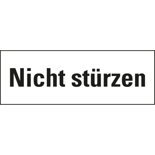 Verpackungsetikett: Nicht stürzen, weiß, permanent haftendes Haftpapier, 170 mm x 60 mm, 250 St./Rolle Verpackungsetikett: Nicht stürzen, weiß, permanent haftendes Haftpapier, 170 mm x 60 mm, 250 St./Rolle