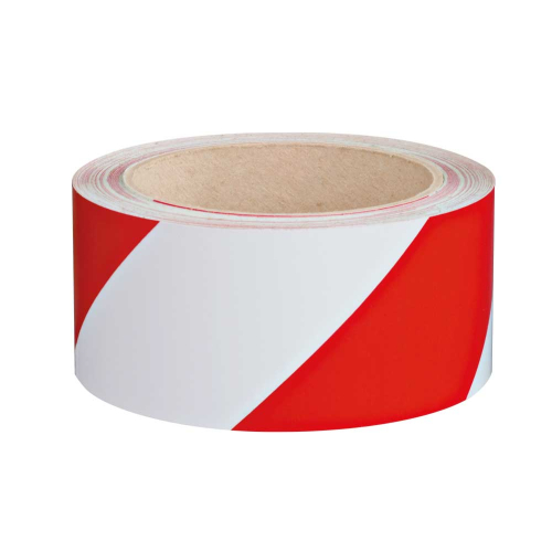 Warnmarkierungsband rechtsweisend, rot-weiß, ASR A1.3, Folie mit Oberflächenschutz und Trägerpapier selbstklebend, 75 mm, 16,5 m / Rolle, 1 Stück Warnmarkierungsband rechtsweisend, rot-weiß, ASR A1.3, Folie mit Oberflächenschutz und Trägerpapier selbstklebend, 75 mm, 16,5 m / Rolle, 1 Stück
