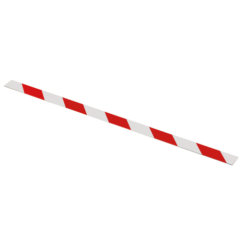 Warnwinkel / Warnmarkierung links, rot-weiß, Kunststoff, 150 mm x 990 mm, 1 Stück Warnwinkel / Warnmarkierung links, rot-weiß, Kunststoff, 150 mm x 990 mm, 1 Stück