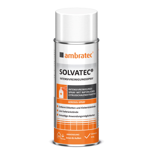 ambratec Intensivreinigungsspray Solvatec®, biologisch abbaubar, 400 ml / Spraydose ambratec Intensivreinigungsspray Solvatec®, biologisch abbaubar, 400 ml / Spraydose