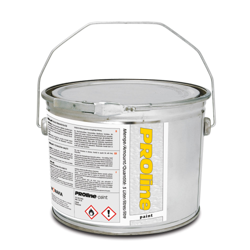 Antirutsch- Hallenfarbe PROline-paint, Rutschhemmung R 10, verschiedene Farben, 5 L