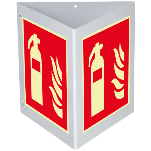 Brandschutzschild zum Abhängen von Decke