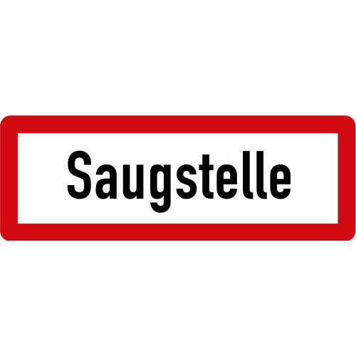 Feuerwehr-Hinweisschild Saugstelle Aluminium reflex Feuerwehr-Hinweisschild Saugstelle Aluminium reflex