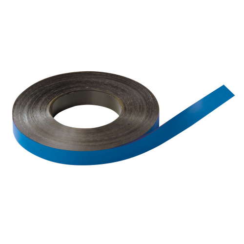 Magnetband beschriftbar, zum Zuschneiden, diverse Farben, Breite 20 mm bis 50 mm, 30 m/Rolle