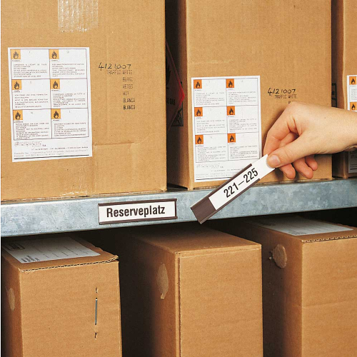 Magnetisches C-Profil, schwarz, Kunststoff, Breite 10 mm bis 50 mm, 50 m/Rolle