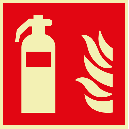 PERMALIGHT power Brandschutzzeichen: Feuerlöscher, ASR A2.3, verschiedene Größen und Materialien