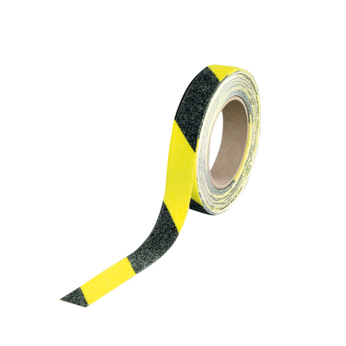 PERMALIGHT Trittschutz-Warnmarkierung, R13, schwarz-gelb fluoreszierend, versch. Größen