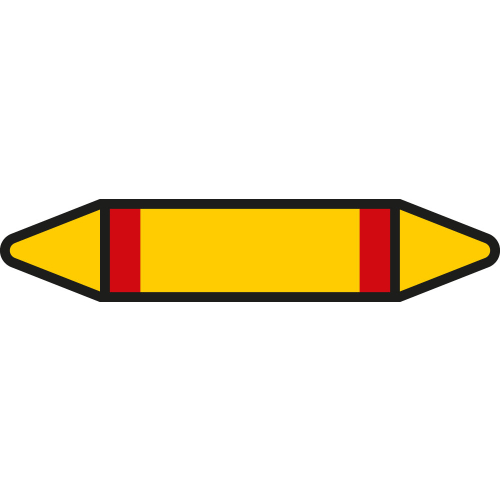 
Rohrleitungsetikett zum Selbstbeschriften, diverse Farben zur Auswahl, Folie selbstklebend, 75 x 17 mm, nur im Heft
