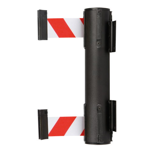 RS-GUIDESYSTEMS Wandkassette Dual, doppelter Auszug, schwarz, Gurt in versch. Farben, 4 m