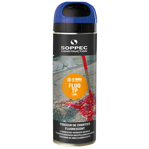 SOPPEC Markierfarbe Fluo T.P., für begrenzten Zeitraum (12 Monate), versch. Farben, fluoreszierend, 500 ml / Dose