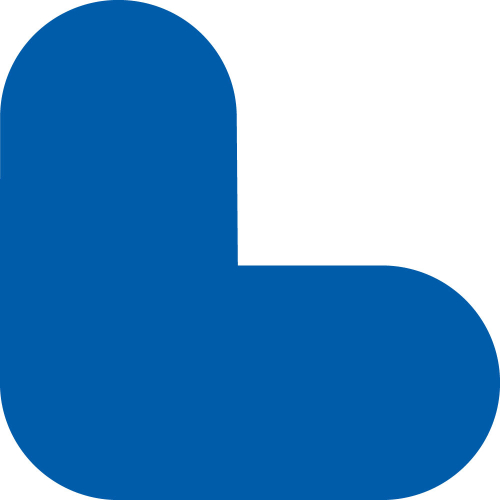 Stellplatzmarkierung: L-Stücke, R10, blau, Spezial-Kunststoff selbstklebend