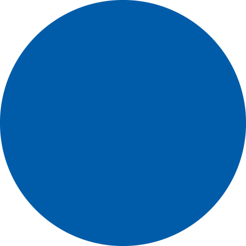 Stellplatzmarkierung: Ronde, R10, blau, Spezial-Kunststoff selbstklebend