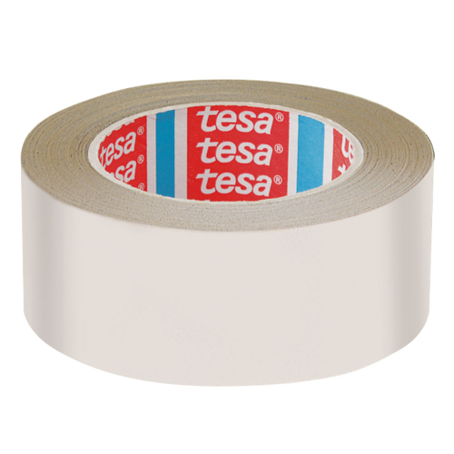 tesaflex® Bodenmarkierungsband 4169, weiß, besonders für Kurven geeignet, Weich-PVC mit Acrylatkleber, 50 mm, 33m / Rolle