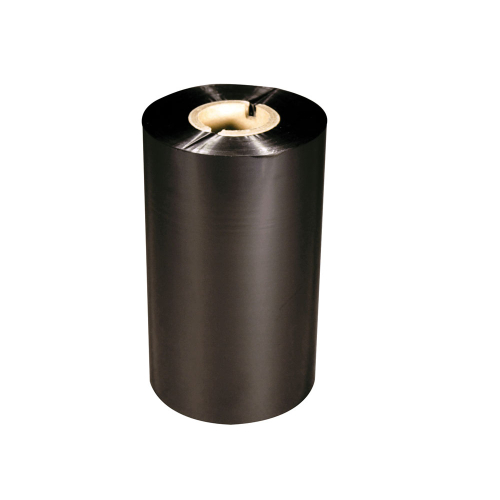 Wachs-Farbband für Thermotransferdrucker, Außenwicklung, schwarz, 1/2 Zoll, 110 mm x 74 m, 1 Stück