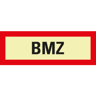 Permalight Power Feuerwehrschild: BMZ, verschiedene Größen und Materialien