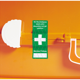Hauptbild Sicherheitssiegel Erste Hilfe, Haftpapier permanent, 65 x 25 mm, 9 St./Bogen