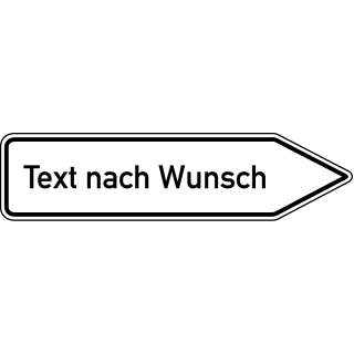 Hauptbild Wegweiser: Text nach Wunsch rechtsweisend, weiß, DIN 67520, Aluminium RA1 reflektierend, 1400 x 350 mm Hauptbild Wegweiser: Text nach Wunsch rechtsweisend, weiß, DIN 67520, Aluminium RA1 reflektierend, 1400 x 350 mm