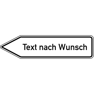 Hauptbild Wegweiser: Text nach Wunsch linksweisend, weiß, DIN 67520, Aluminium RA1 reflektierend, 1400 x 350 mm Hauptbild Wegweiser: Text nach Wunsch linksweisend, weiß, DIN 67520, Aluminium RA1 reflektierend, 1400 x 350 mm