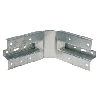 90°-Innenwinkel für Stahlschutzplanke Typ B, 520 mm, 1 Stück