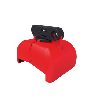 ABUS Motorschutzschalter-Verriegelung, Kunststoff, rot/schwarz, 57 x 45 x 43 mm, 1 Stück