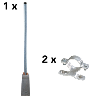 Bef.set dreieck VKZ,Einbet.,4tlg.,Ø600mm