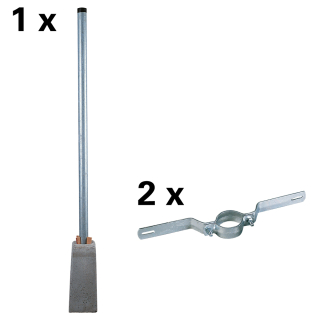 Bef.set f.runde VKZ,Einbet.,4tlg.,Ø600mm
