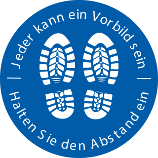 Bodenzeichen Vorbild sein...,BFO,Ø400mm