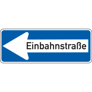 Einbahnstraße linksw.,AL RA2,800x300mm