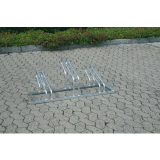 Fahrradständer City, 3 Einstellplätze, Haltebügel einseitig, Stahl feuerverzinkt, 1050 mm x 489 mm x 412 mm, 1 Stück