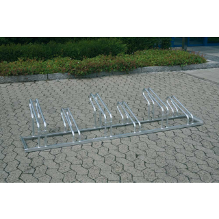 Fahrradständer City, 6 Einstellplätze, Haltebügel einseitig, Stahl feuerverzinkt, 2100 mm x 489 mm x 412 mm, 1 Stück
