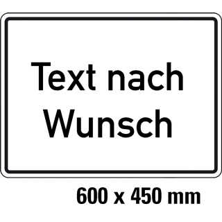 Hinweisschild,TnW,AL RA0,600x450mm