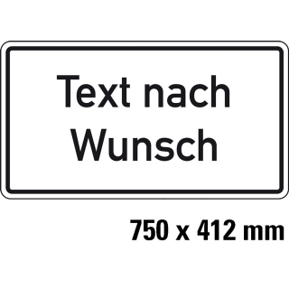 Hinweisschild,TnW,AL RA0,750x412mm