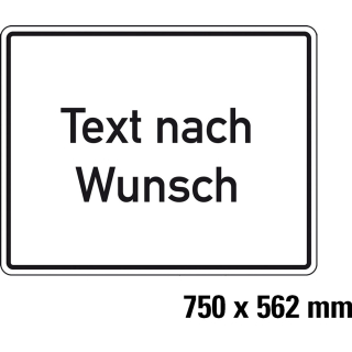 Hinweisschild,TnW,AL RA0,750x562mm