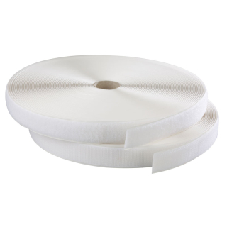Klettpunkte zur Montage von Schildern, selbstklebend, 25 m x 25 mm, 1 Rolle