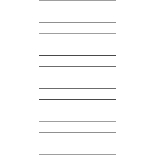 PREMARK® Zebrastreifen, zum Einbrennen, weiß, 1000 x 500 mm, 5 St./Verpackungseinheit