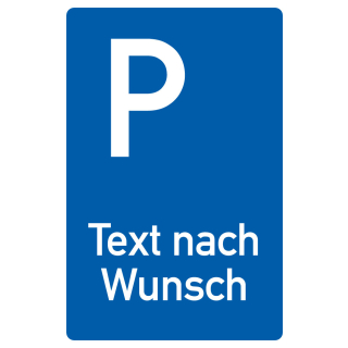 Parkplatzschild,TnW,AL RA0,900x600mm