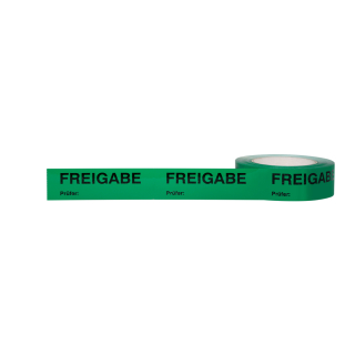 Quali-Band FREIGABE,grü/s,PP,38mm,66m/RO