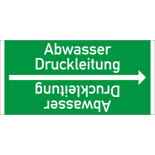Rohrleitungsband: Abwasser Druckleitung, DIN 2403, für Rohre ab Ø 15 mm, Folie selbstklebend, 33 m/Rolle