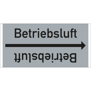 Rohrleitungsband: Betriebsluft, DIN 2403, für Rohre ab Ø 15 mm, Folie selbstklebend, 33 m/Rolle