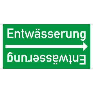 Rohrleitungsband: Entwässerung, DIN 2403, für Rohre ab Ø 15 mm, Folie selbstklebend, 33 m/Rolle