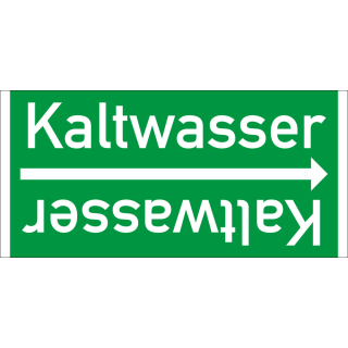 Rohrleitungsband: Kaltwasser, DIN 2403, für Rohre ab Ø 15 mm, Folie selbstklebend, 33 m/Rolle