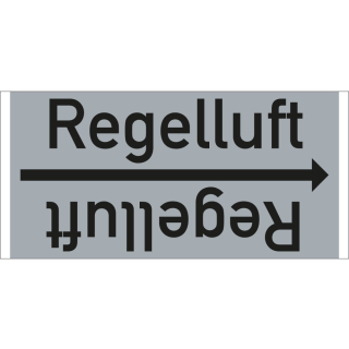 Rohrleitungsband: Regelluft, DIN 2403, für Rohre ab Ø 15 mm, Folie selbstklebend, 33 m/Rolle